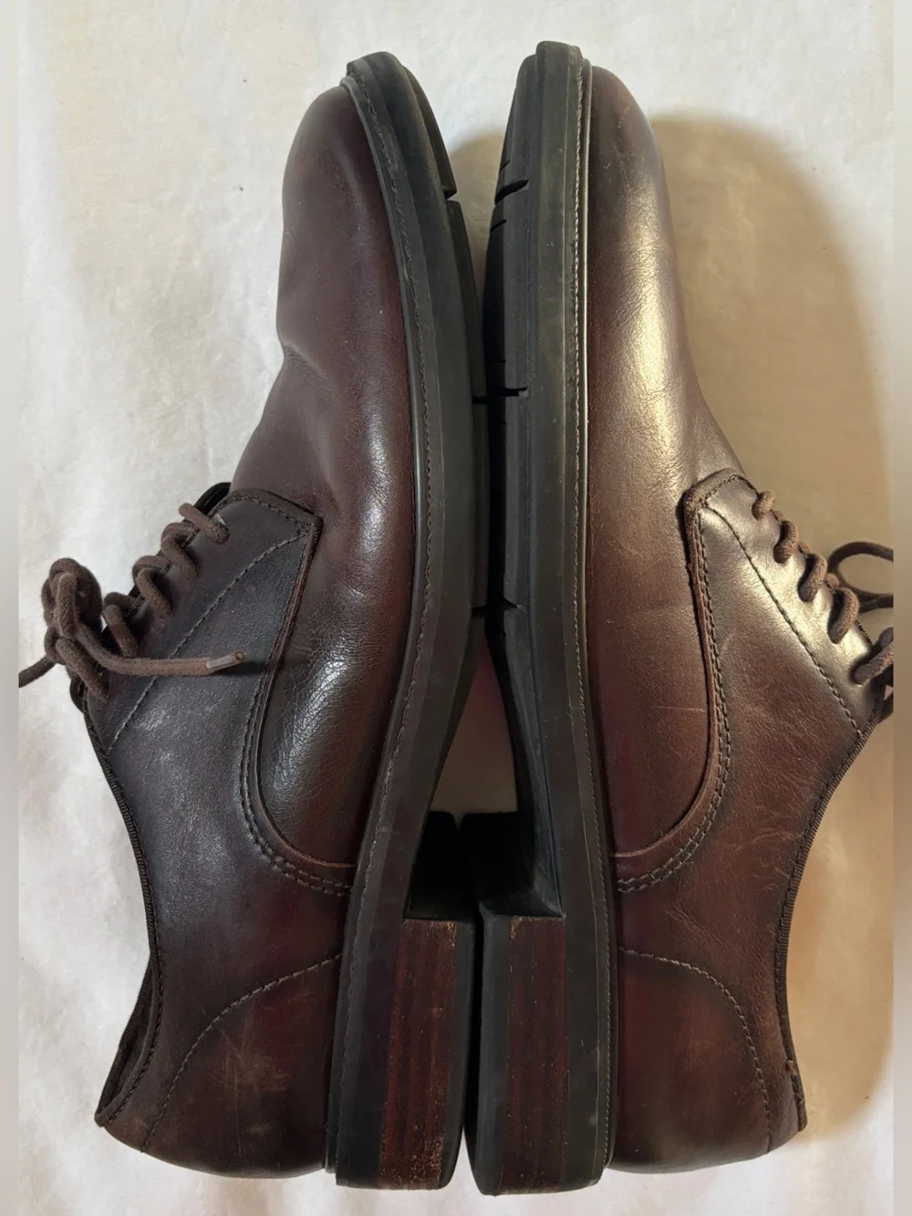 Vince Camuto Men’s Brown Derby Lace Up Dress Shoes Size 10.5? See Measurements